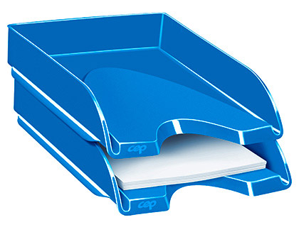 [63187] Bandeja sobremesa cep plastico azul 257x348x66 mm