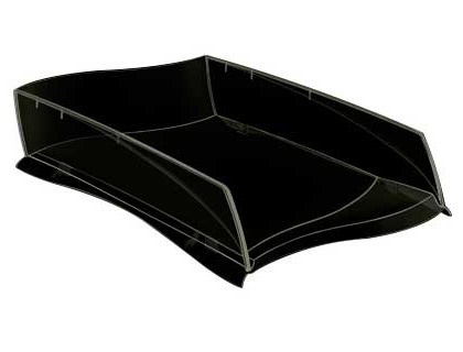 [57169] Bandeja sobremesa cep ellypse greenspirit plastico negra 380x275x82 mm