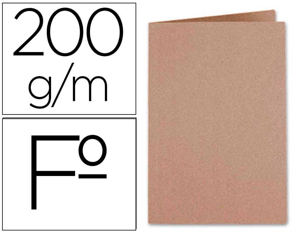 [7733] Subcarpeta liderpapel folio kraft 200g/m2