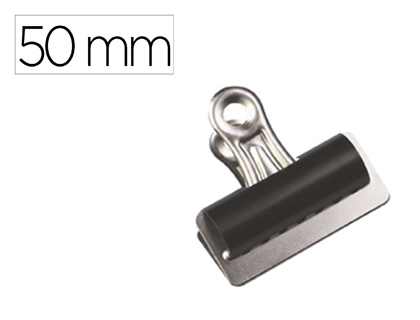 [155966] Pinza metalica q-connect pala fija 51 mm caja de 10 unidades