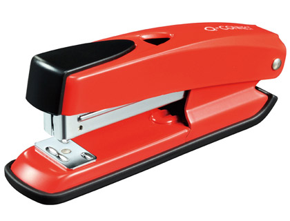 [31632] Grapadora q-connect kf02152 plastico abs roja capacidad 20 hojas