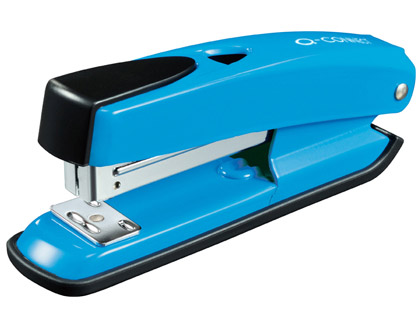 [31631] Grapadora q-connect kf02151 plastico abs azul capacidad 20 hojas