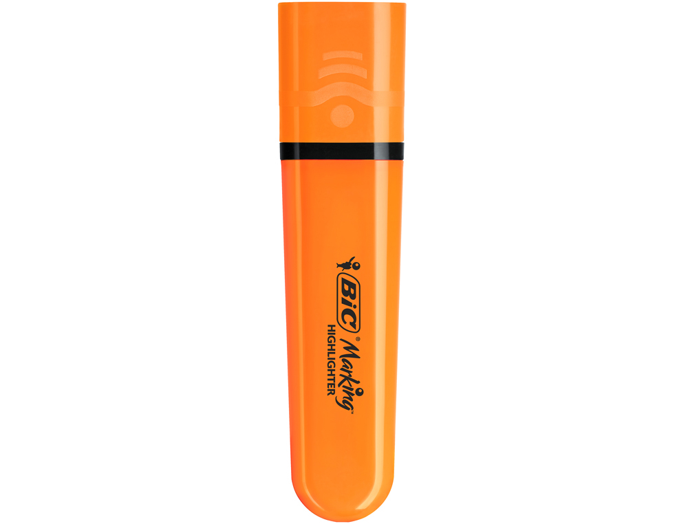 [170835] Rotulador bic flat fluorescente naranja neon caja de 12 unidades