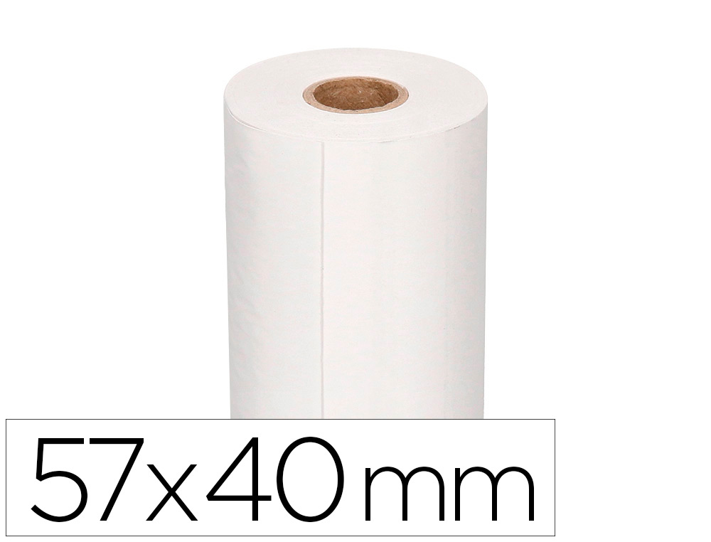 [58301] Rollo sumadora q-connect termico 57x40x11 mm 58 gr sin bisfenol a