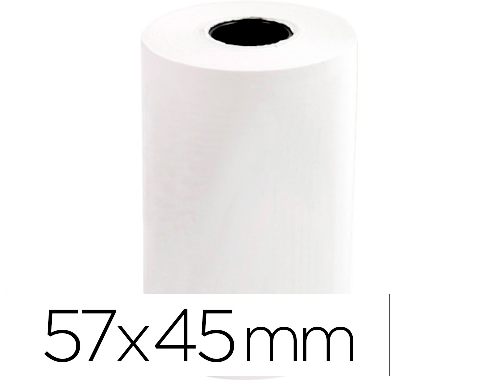 [58300] Rollo sumadora q-connect termico 57x45x11 mm 58 gr sin bisfenol a