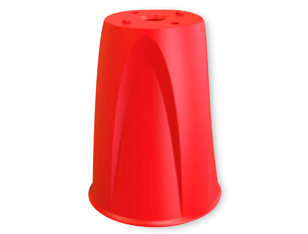 [160746] Adaptador para cono faru rojo alto 120 mm diametro 90 mm