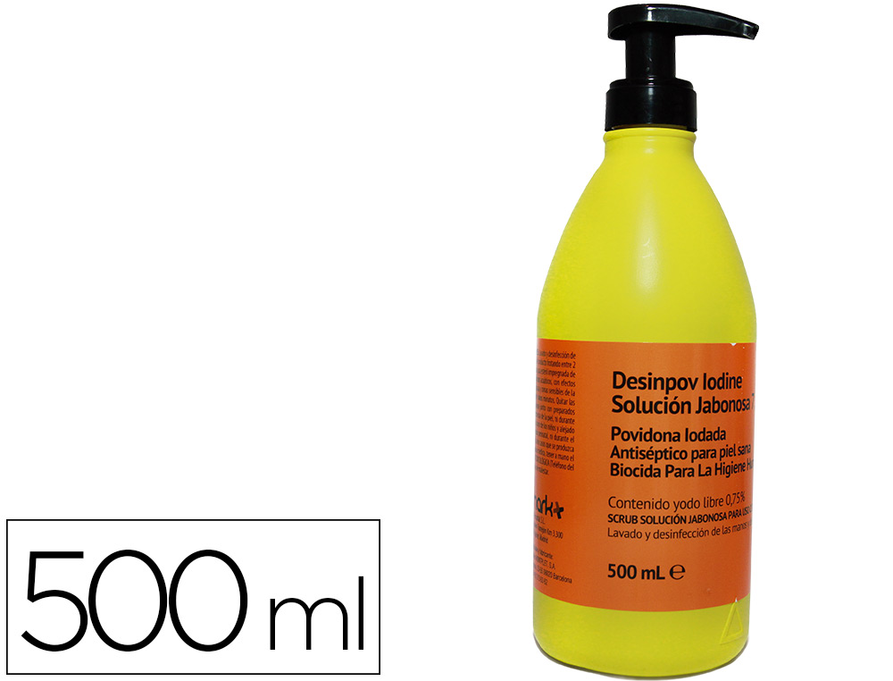 [160504] Solucion antiseptica clorhexidina desinclor jabon 0,8% bote de 500 ml