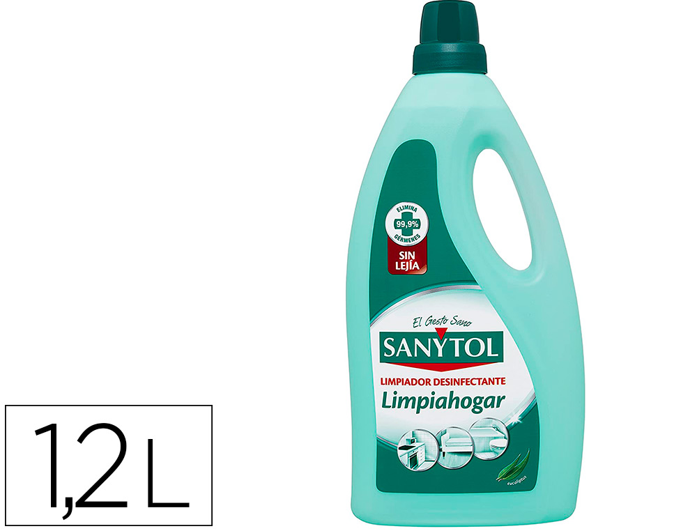 [160181] Limpiador desinfectante sanytol limpiahogar multisuperficies bote de 1200 ml