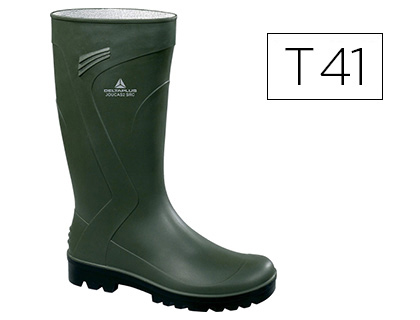 [155650] Bota deltaplus de seguridad jouca pvc verde suela de tacos talla 41