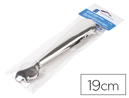 [153874] Pinza para hielo supreminox con muelle acero inoxidable 19 cm