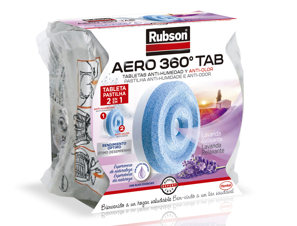 [153704] Recambio pastilla deshumidificador rubson aero 360º aromaterapia lavanda