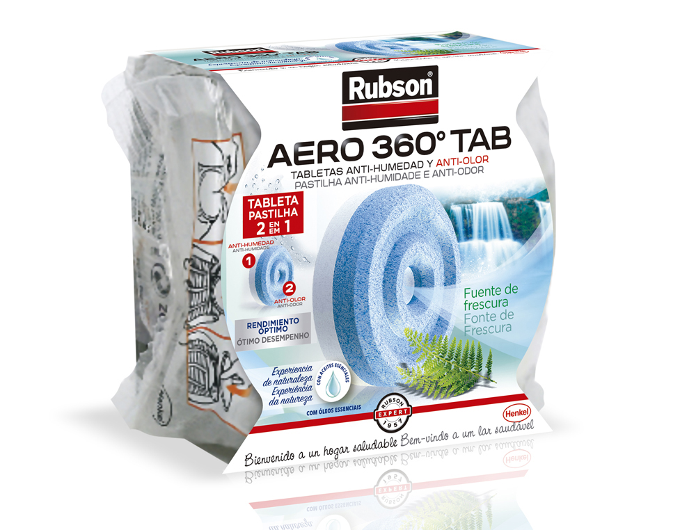 [150106] Recambio pastilla deshumidificador rubson aero 360º aromaterapia frescura