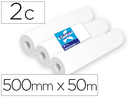 [78852] Rollo papel para camillas amoos 2 capas 67 servicios 500 mm x 50 m