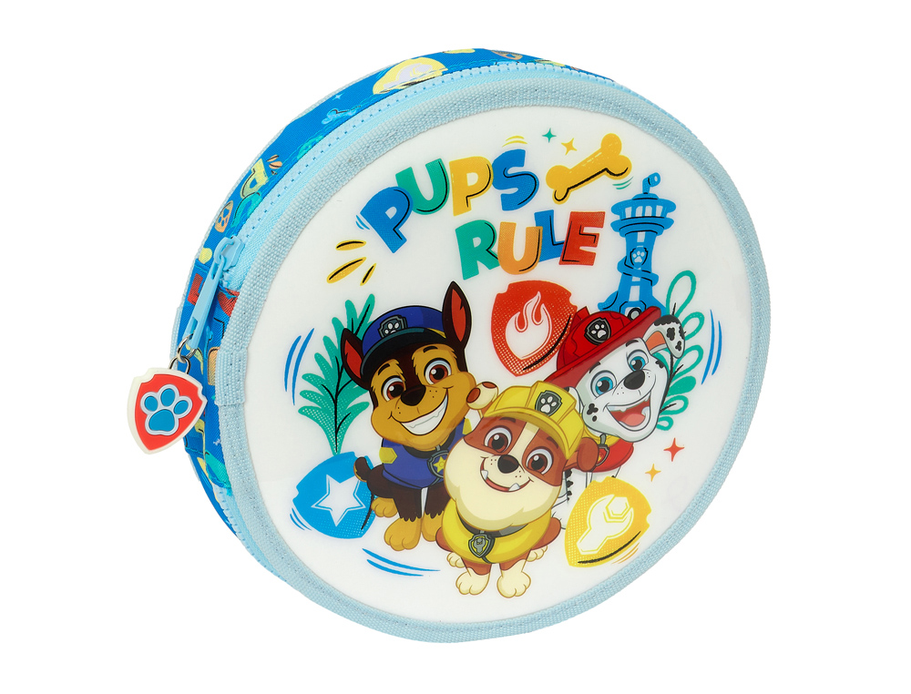 [238594] Plumier escolar safta redondo 18 piezas paw patrol pups rule 35x210 mm