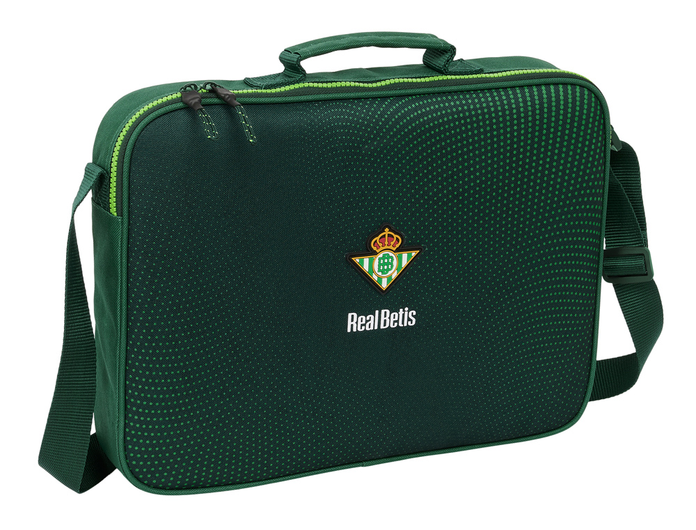 [238210] Cartera extraescolar safta resistente resistente al agua real betis balompie 280x380x60 mm