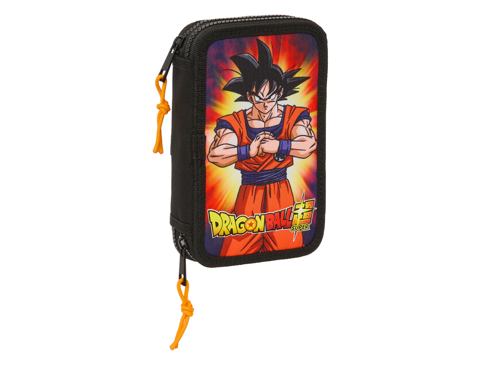 [237382] Plumier escolar safta doble cremallera 28 piezas dragon ball 40x125x195 mm