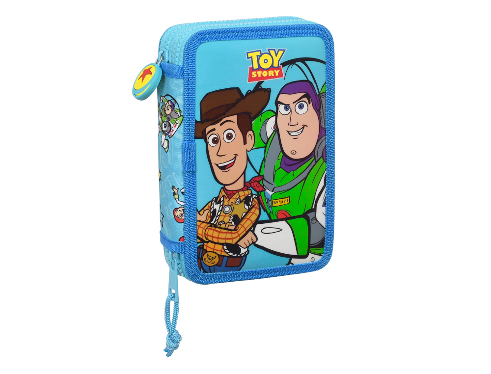 [233615] Plumier safta doble cremallera pequeño toy story ready to play 195x125x40 mm