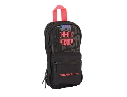 [216640] Plumier escolar safta f.c. barcelona 3 equipacion 18/19 mochila con 4 portatodos llenos 120x50x230 mm