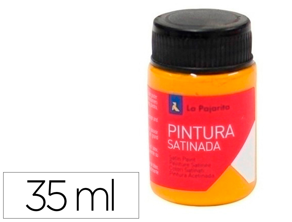 [167280] Pintura latex la pajarita satinada l-31 bote 35 ml calabaza