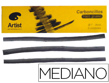 [57217] Carboncillo artist mediano 5-6 mm caja de 6 unidades