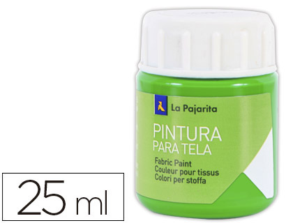 [16344] Pintura para tela la pajarita verde primavera 25 ml