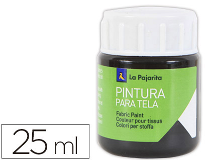 [11582] Pintura para tela la pajarita negro 25 ml