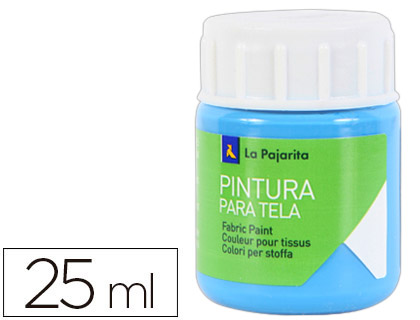 [8617] Pintura para tela la pajarita azul cyan 25 ml