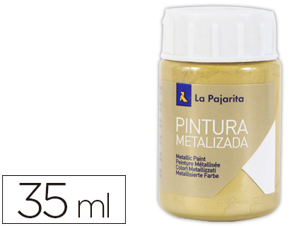 [8555] Pintura metalizada la pajarita oro rico 35 ml