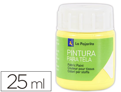 [8364] Pintura para tela la pajarita amarillo claro 25 ml