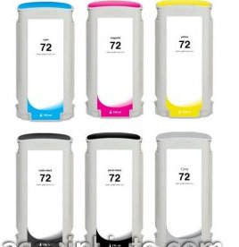 [8213][HPC9370A] 130ml Dye PBK para HP Designjet T1100,T1200,T1300,T2300,#72