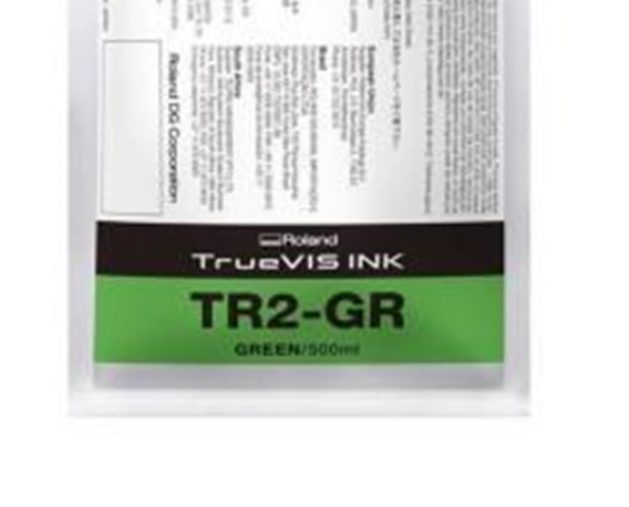 [23607][ESTR2-GR] Green Pigment Eco-Solvent Ink Bag Roland TrueVIS SG2,VG2,VF2,SG3,VG3#500ML