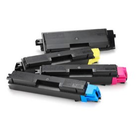 [7664][KYOTK590Y] Amarillo+Waste compa Kyocera FS-C2126,2026,C5250DN 5K TK-590