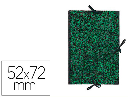 [None] Carpeta dibujo canson classic 52x72 cm con lazos marmol verde