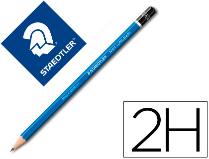 [77492] Lapices de grafito staedtler mars lumograph 100 2h unidad