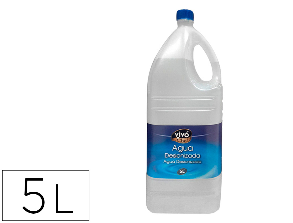 [64799] Agua desionizada vivochef garrafa 5l