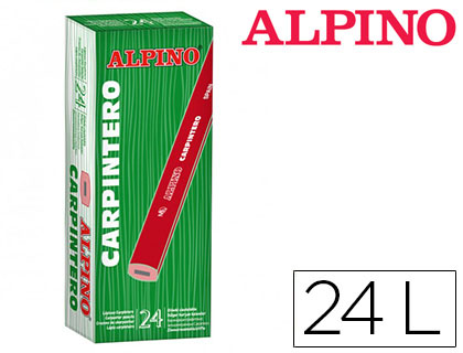 [62941] Lapices alpino carpintero caja de 24 unidades