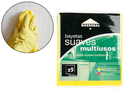 [62888] Bayeta multiuso 36x40 cm pack de 9 unidades