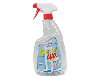 [59987] Limpiacristales liquido ajax cristalino con pistola pulverizadora 750 ml