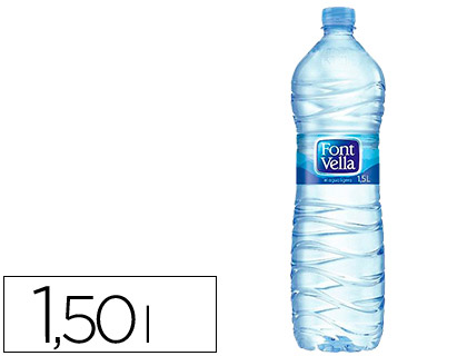 [59188] Agua mineral natural font vella botella sant hilari 1,5 l