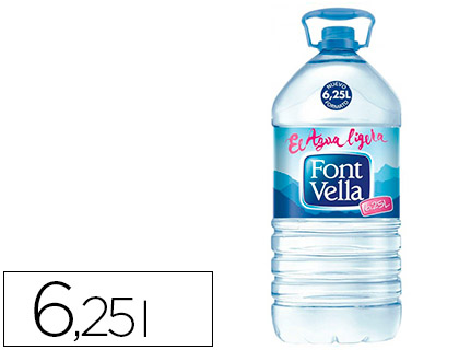 [59187] Agua mineral natural font vella sant hilari garrafa 6,25 l