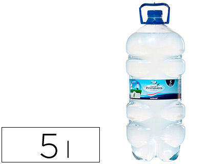 [59091] Agua mineral natural fuente primavera garrafa de 5 l