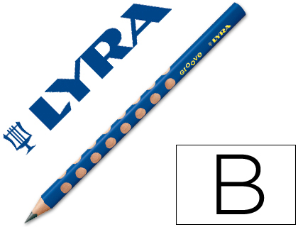 [49178] Lapices de grafito lyra groove triangular mina b de 4,25 mm