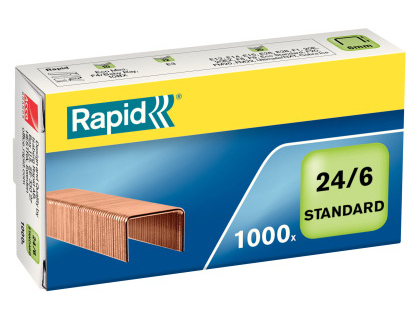 [240733] Grapas rapid n 24/6 cobreada caja de 1000 unidades