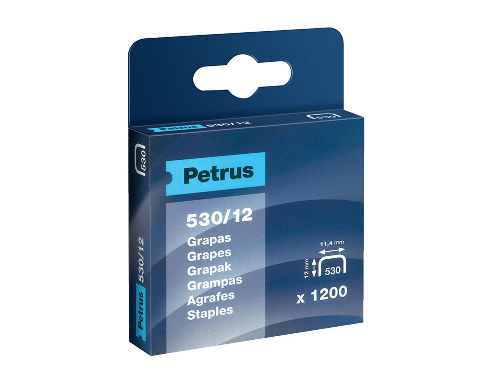 [26516] Grapas petrus nº 530/12 caja de 1200 grapas