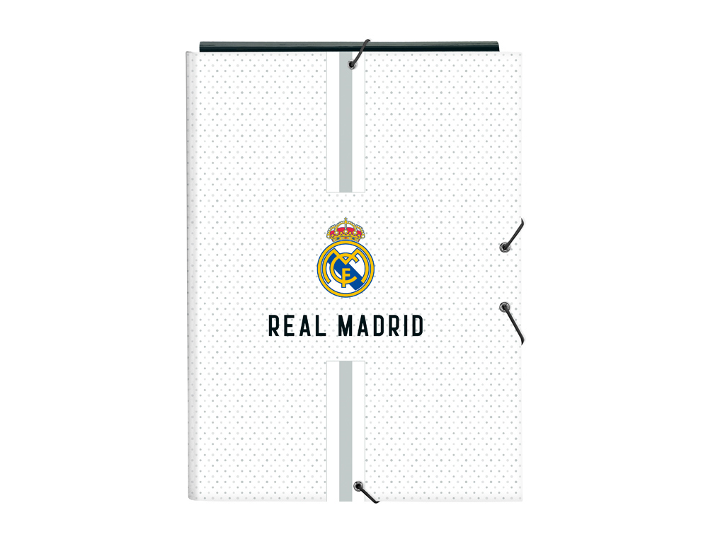 [238201] Carpeta carton folio gomas solapas safta real madrid 1 equipacion 24/25