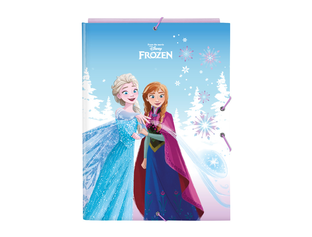 [238199] Carpeta carton folio gomas solapas safta frozen ii cool days