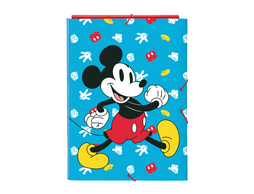 [236783] Carpeta safta gomas folio tres solapas mickey mouse fantastic 25x260x335 mm