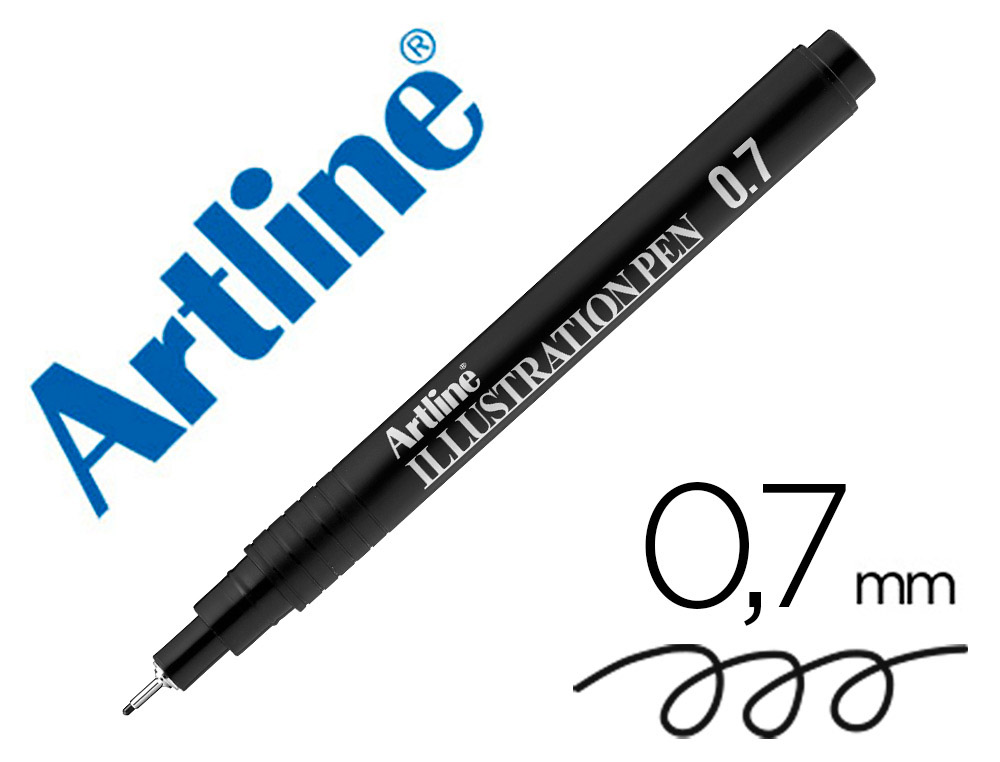 [171270] Rotulador artline calibrado micrometrico negro illustration pen ek-287iln punta poliacetal 0,7mm