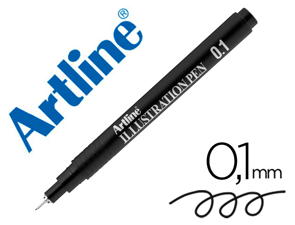 [171264] Rotulador artline calibrado micrometrico negro illustration pen ek-281iln punta poliacetal 0,1mm