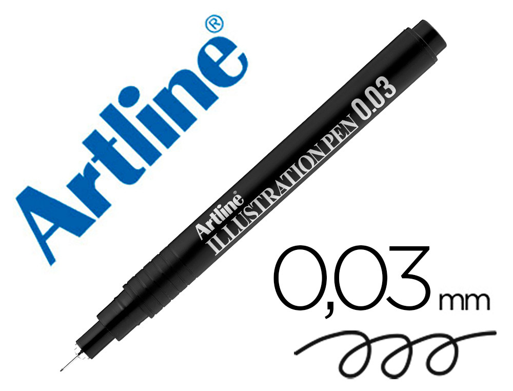 [171262] Rotulador artline calibrado micrometrico negro illustration pen ek-2803iln punta poliacetal 0,03mm